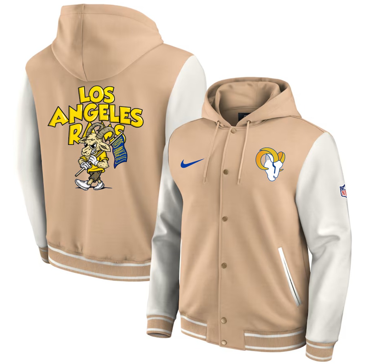 Men 2025 NFL Los Angeles Rams jacket syle 3